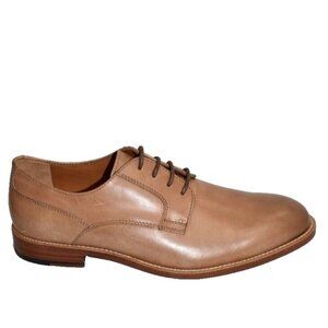 New! Gordon Rush Hastings Burnished Leather Derby Shoes 8.5 M US Cognac DD388